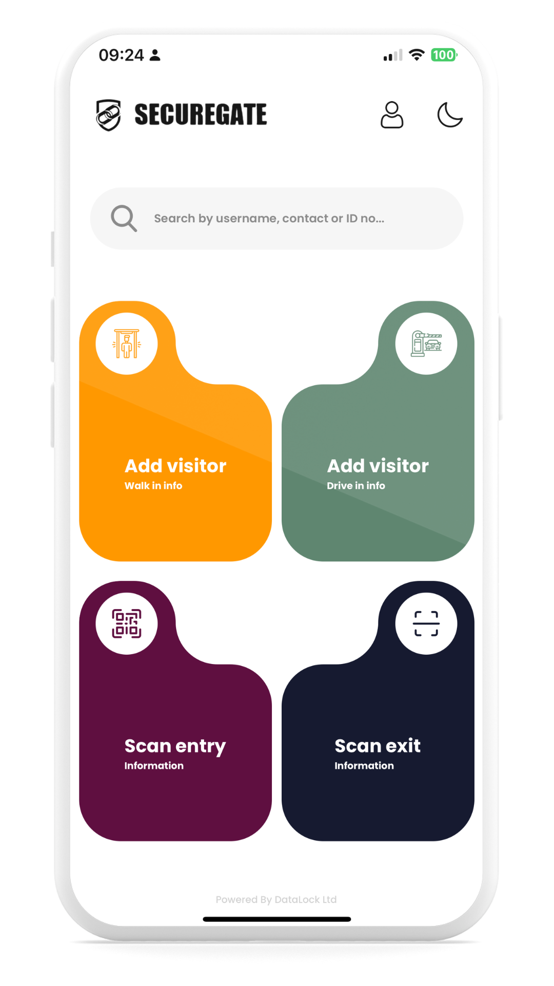 Secure Gate App Interface